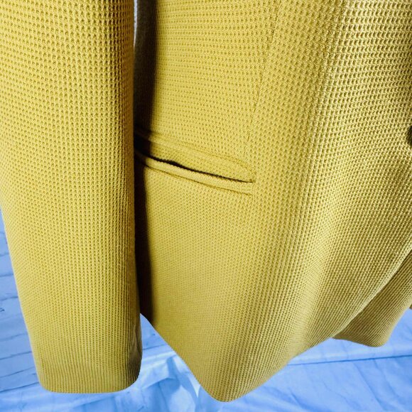 Philosophy Mustard Yellow Textured Blazer Celestial Interior – Size 8 - Picture 3 of 14